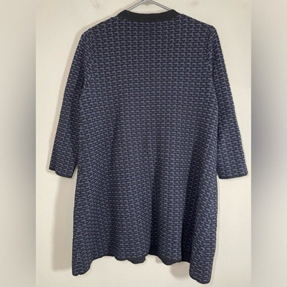 COS Navy Textured Button Front Cardigan size XS - Picture 3 of 6